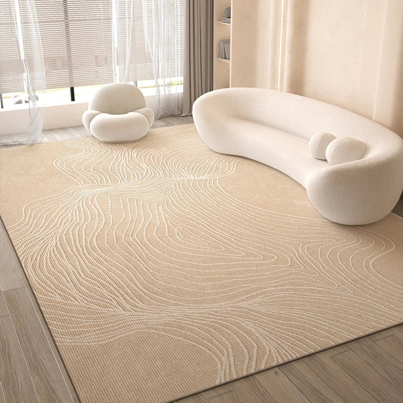 Cream style carpet living room sofa floor mat