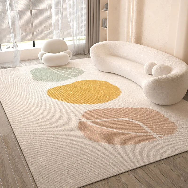 Cream style carpet living room sofa floor mat