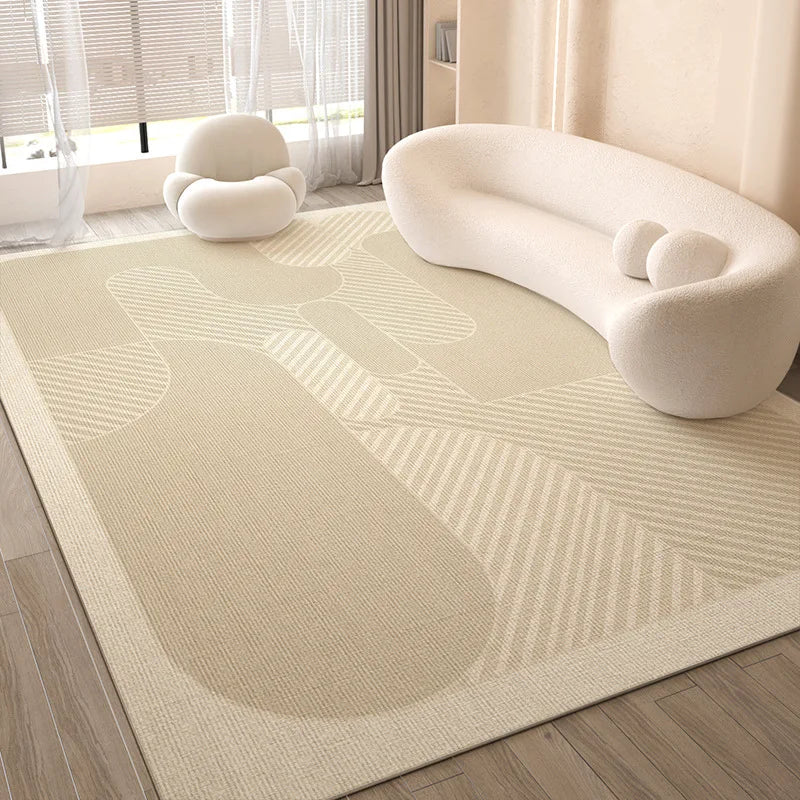 Cream style carpet living room sofa floor mat