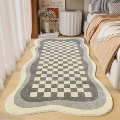 Wave Edge persian design Shaped Rug