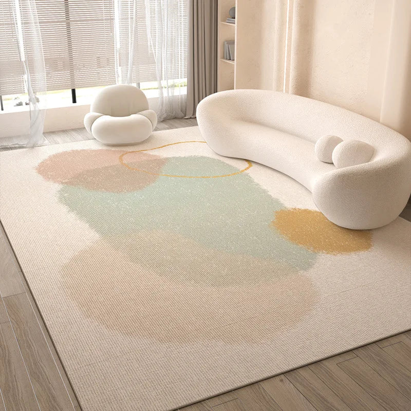 Cream style carpet living room sofa floor mat