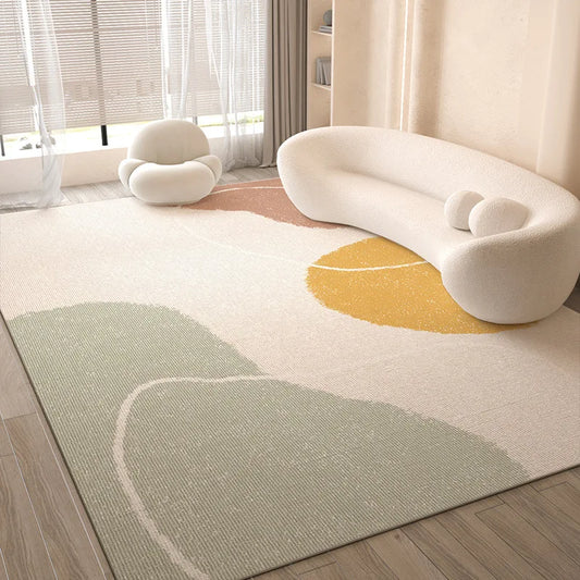 Cream style carpet living room sofa floor mat