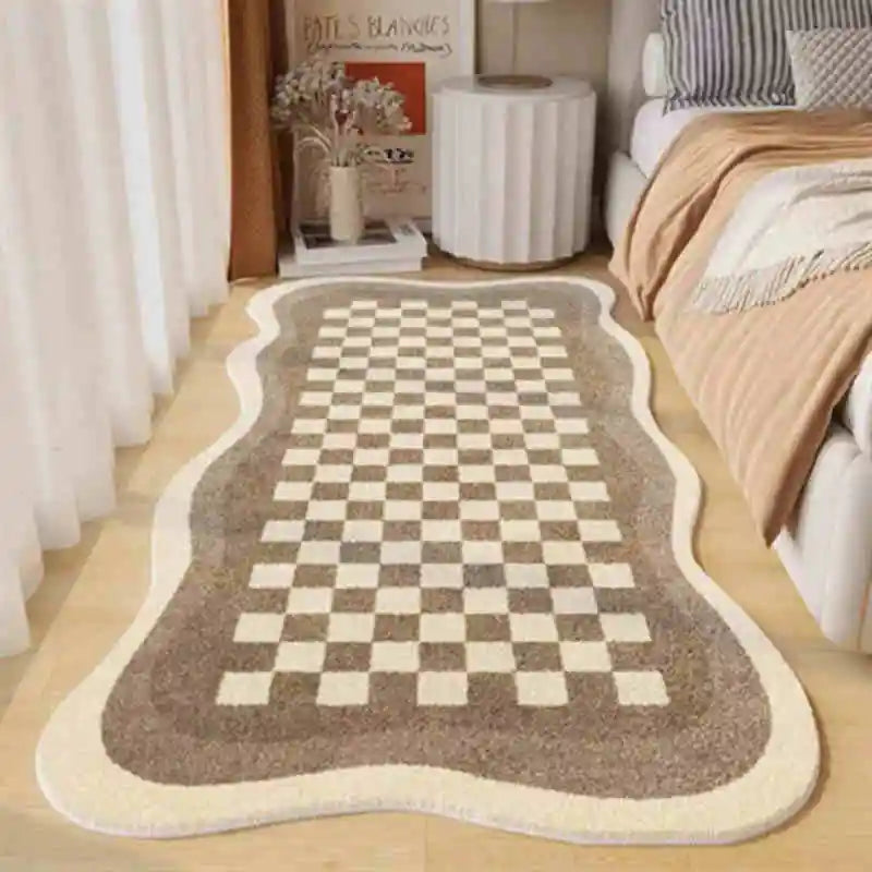 Wave Edge persian design Shaped Rug