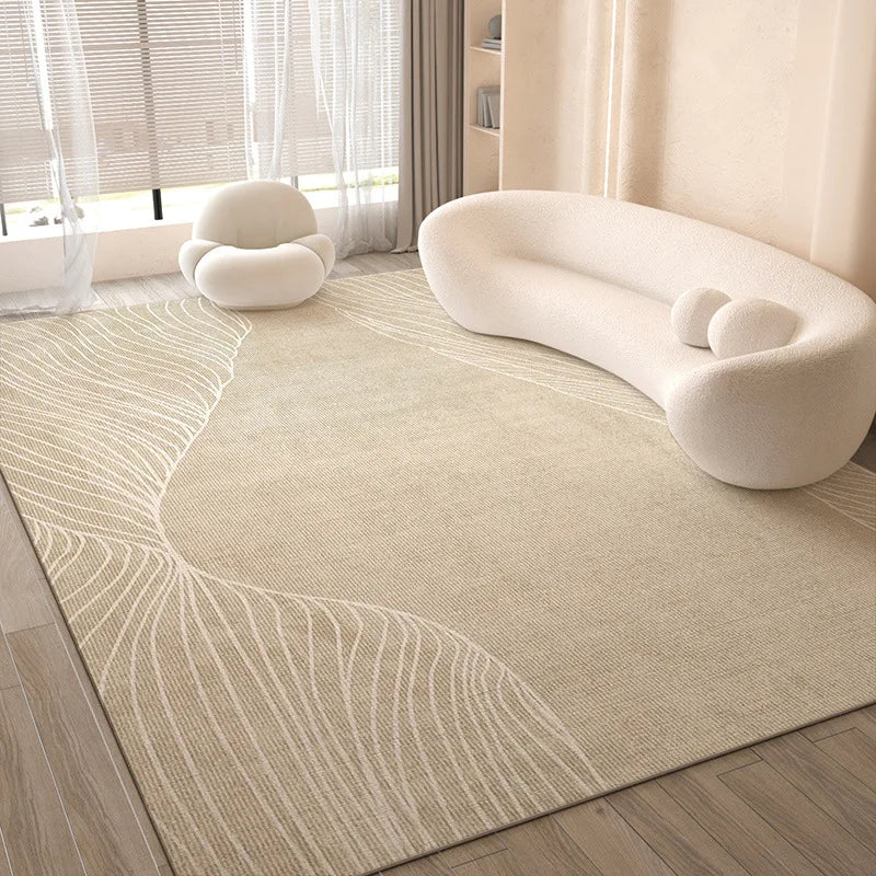 Cream style carpet living room sofa floor mat