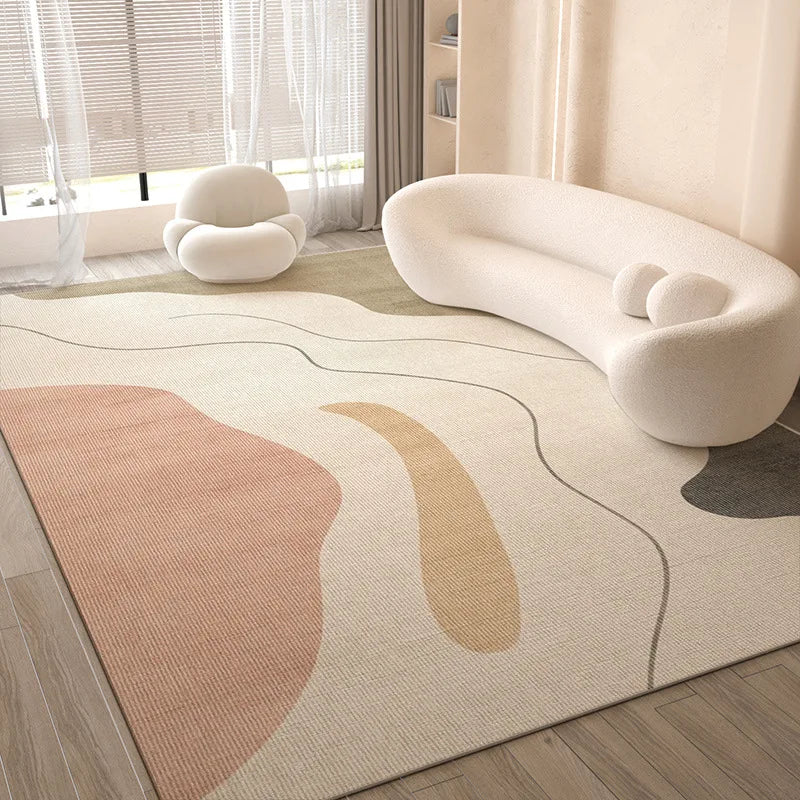 Cream style carpet living room sofa floor mat