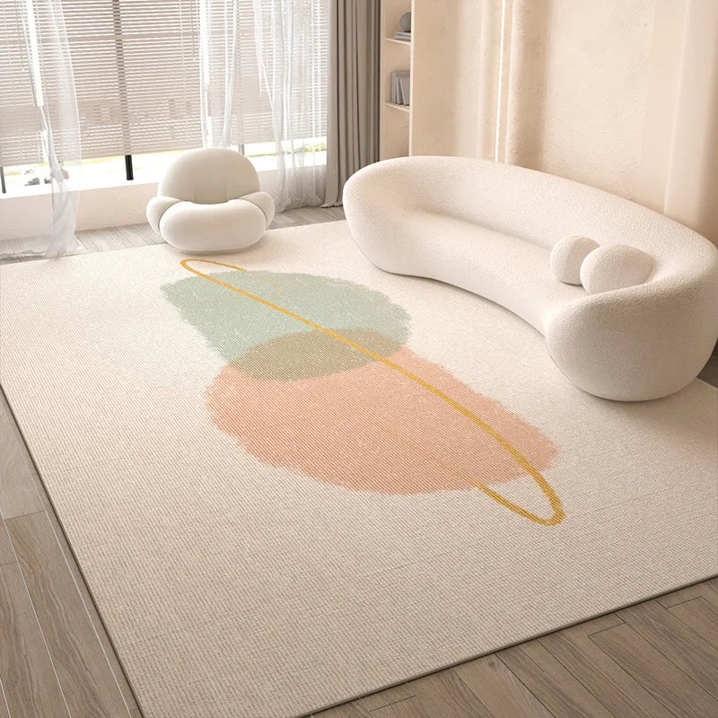 Cream style carpet living room sofa floor mat