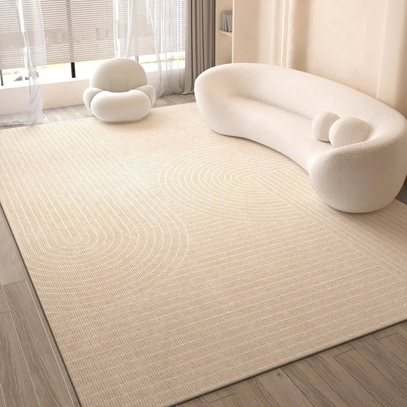 Cream style carpet living room sofa floor mat