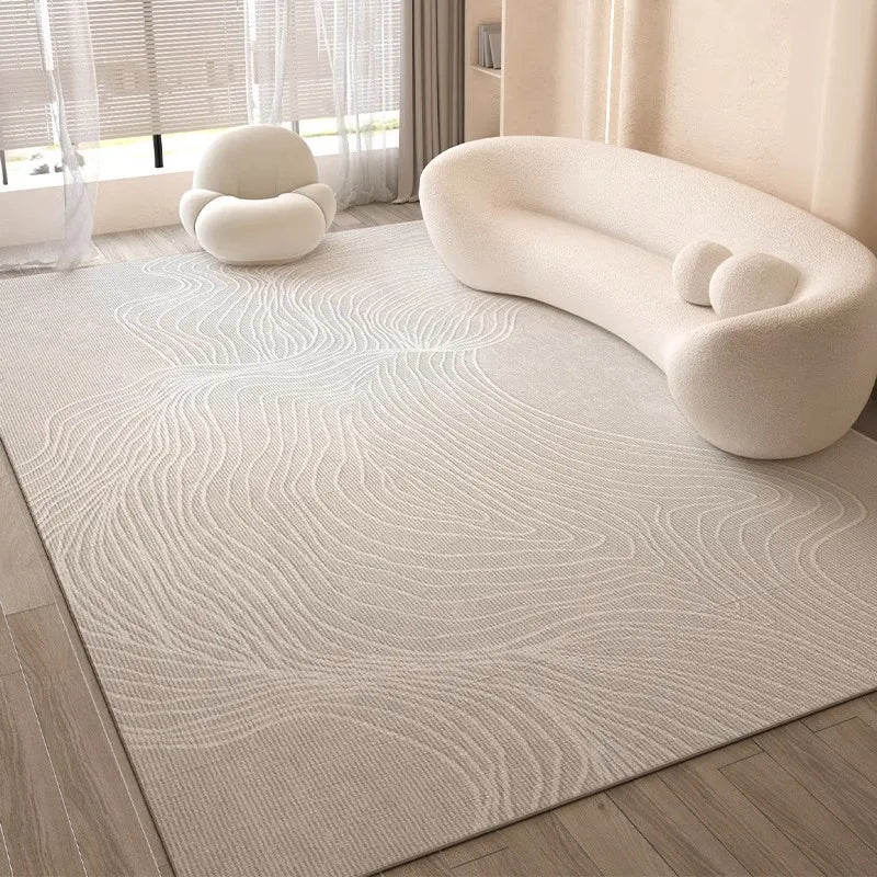 Cream style carpet living room sofa floor mat