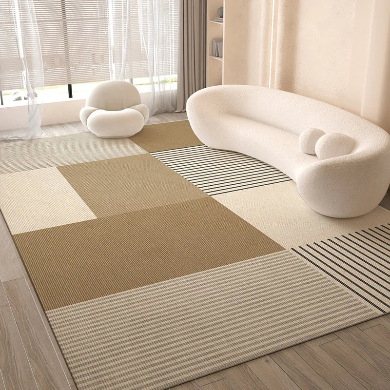 Cream style carpet living room sofa floor mat